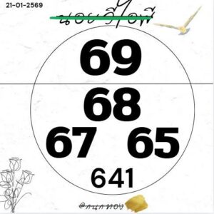 หวยฮานอย 21/1/69