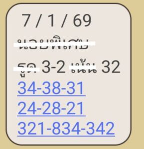 หวยฮานอย 7 1 69 8