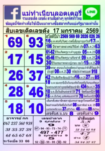 หวยแม่ทำเนียน 17/1/69