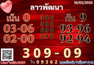 หวยลาว 16/2/69-3