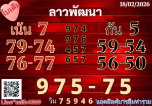 หวยลาว 18 2 69 6