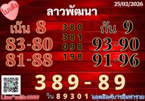 หวยลาว 25 2 69 5