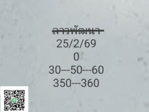 หวยลาว 25 2 69 6