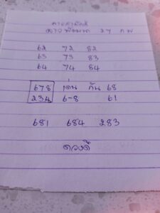 หวยลาว 27 2 69 2