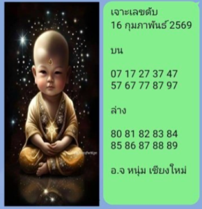 หวยอาจารย์หนุ่ม 16/2/69