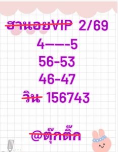 หวยฮานอย 2/2/69