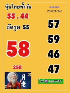 หวยหุ้น 25/3/69 ชุดที่7