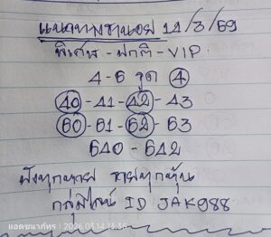 หวยฮานอย 14/3/69 ชุดที่7