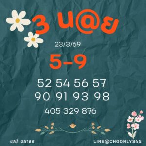 หวยฮานอย 23/3/69 ชุดที่1