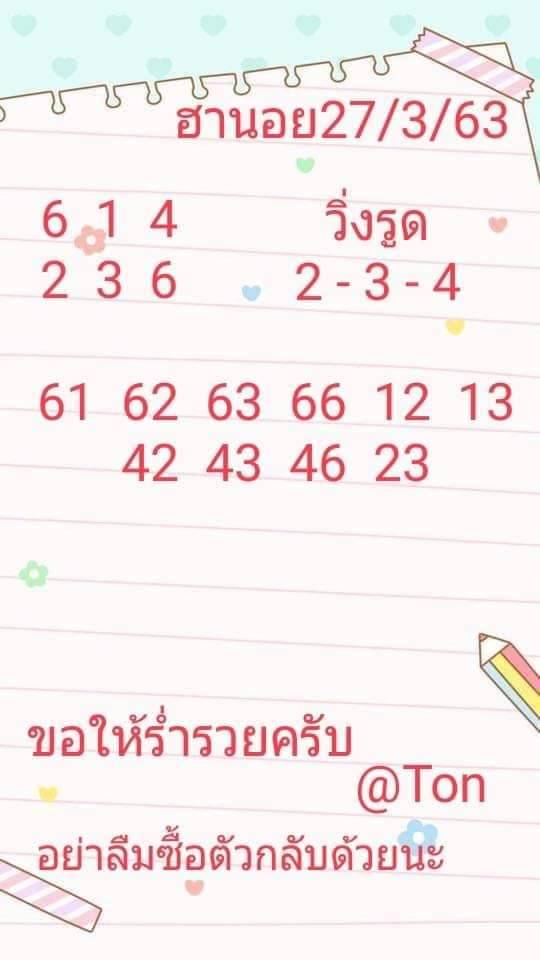 หวยฮานอย ชุดที่5 125