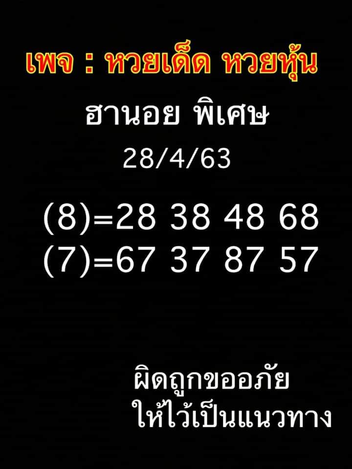 หวยฮานอย ชุดที่7 150